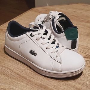 Boys Lacoste tennis shoes size 3y